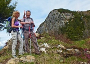 30 Al roccolo del Forcolino con anticima sud del Pizzo Badile...